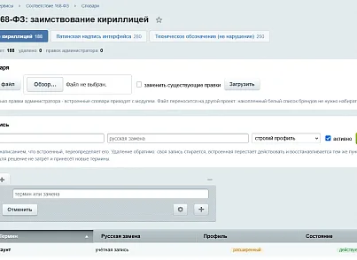 Соответствие 168-ФЗ (kommutator.fz168) - решение для Битрикс