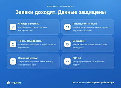Интеграция amoCRM с веб-формами сайта (keyclient.formsync) - решение для Битрикс