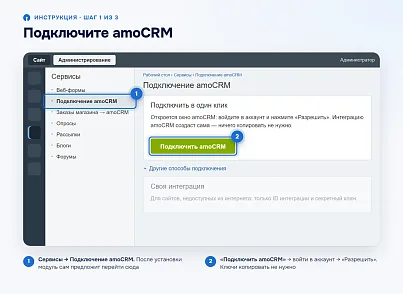 Интеграция amoCRM с веб-формами сайта (keyclient.formsync) - решение для Битрикс