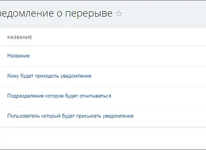 Включение уведомлений о перерыве руководителю (mcart.breaknotification) - решение для Битрикс