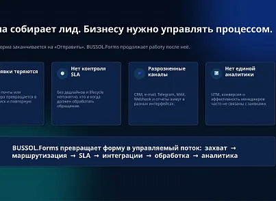 BUSSOL: Формы, CRM и автоматизация заявок (bussol.forms) - решение для Битрикс