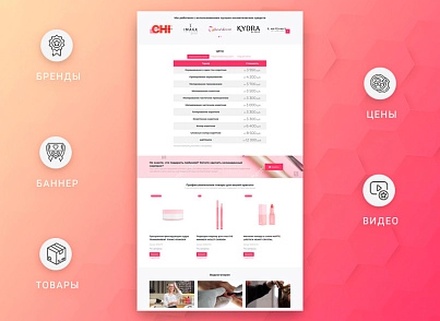 ВебПростор: Готовый одностраничный сайт - Салон красоты (webprostor.beautysalon) - рішення на Бітрікс