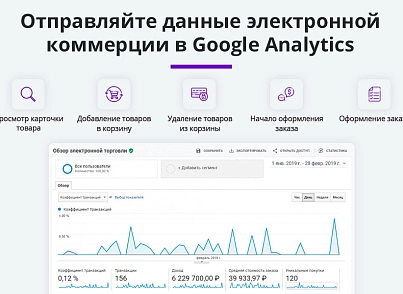 Електронна комерція для Яндекс.Метрики, Google Analytics (ecommerce, clientid, utm-мітки, GA4) (arturgolubev.ecommerce) - рішення на Бітрікс