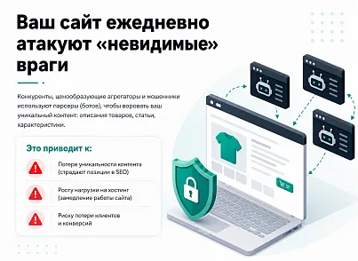Защита от парсинга (protobyte.antiparsing) - рішення на Бітрікс