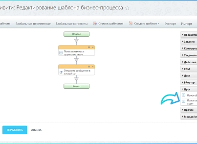 ПУСК: Активіті – завдання, пов'язані з сутністю (deha.gettasklistbyentityid) - рішення на Бітрікс