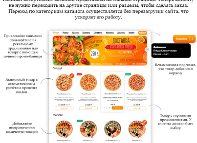Good.Food - магазин доставки еды, суши, пиццы с корзиной и оплатой на Старте (webstudiosamovar.sushi) - решение для Битрикс