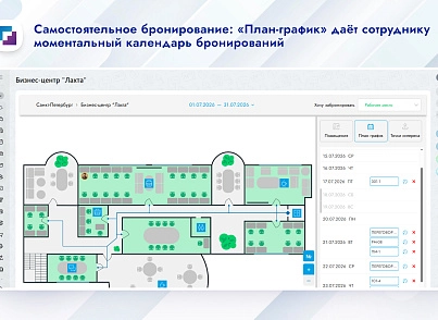Карта офиса и бронирование (inetsys.reservation) - рішення на Бітрікс