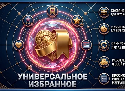 Универсальное избранное (sl3w.favoritepages) - рішення на Бітрікс