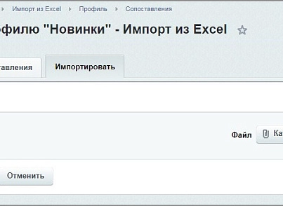 Імпорт із Excel (mcart.xls) - рішення на Бітрікс