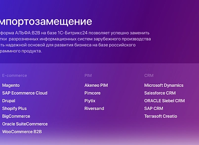 АЛЬФА: B2B - оптовий портал з особистим кабінетом (redsign.b2bportal) - рішення на Бітрікс