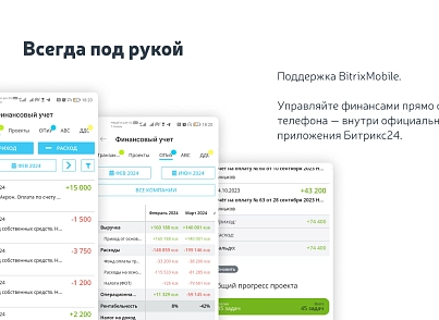 Фінансовий облік (vjweb.finance) - рішення на Бітрікс