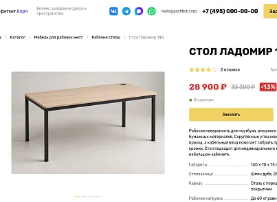 Программа для ЭВМ Профиткит.Корп (profitkit.corp) - рішення на Бітрікс