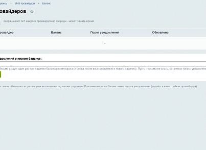 SMS-провайдеры (kommutator.smsservices) - решение для Битрикс