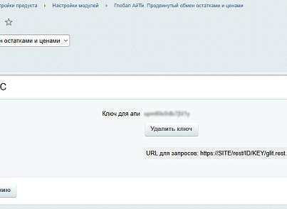 Глобал АйТі. Просунутий обмін залишками та цінами (globalit.rest) - рішення на Бітрікс