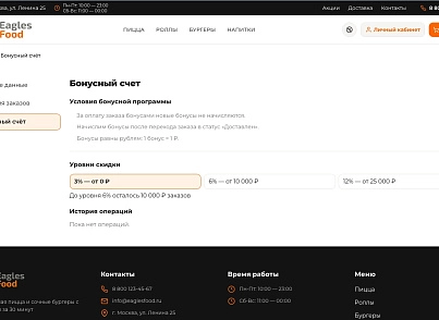 Eagles Food — доставка еды, пицца, роллы, суши. Интеграция с Frontpad (eaglesweb.eaglesfood) - решение для Битрикс