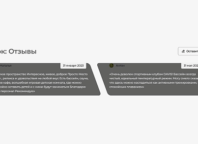 Шаблон сайта спортивной тематики (krivovnet.sportclub) - рішення на Бітрікс
