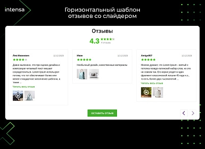 Отзывы (intensa.reviews) - рішення на Бітрікс