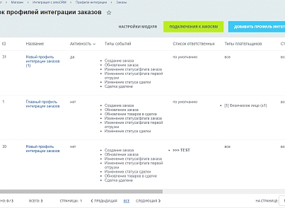 AmoCRM — интеграция с интернет-магазинами (rover.amosale) - рішення на Бітрікс