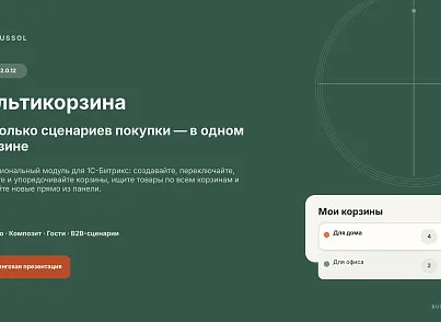 BUSSOL: Мультикорзина — несколько корзин для интернет-магазина (bussol.multicorzine2) - рішення на Бітрікс