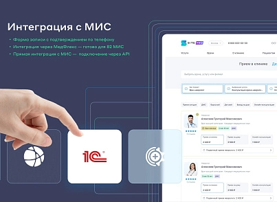 Сайт багатопрофільної клініки, медичного центру (vit.clinicpro) - рішення на Бітрікс