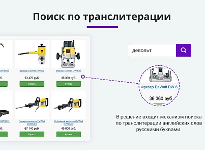 Розумний пошук з виправленням помилок у запиті, підказками та областю пошуку, що настроюється. (arturgolubev.smartsearch) - рішення на Бітрікс