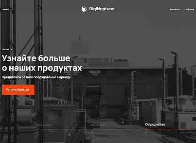 Іміджевий промо-сайт DIGINEPTUNE (digimatix.digineptune) - рішення на Бітрікс