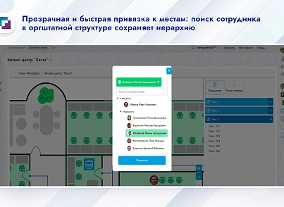 Карта офиса и бронирование (inetsys.reservation) - рішення на Бітрікс
