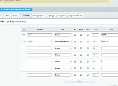 Общие свойства инфоблоков (pcode.shared) - рішення на Бітрікс