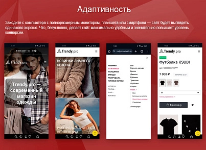Trendy.Pro: магазин одягу, взуття та аксесуарів. (vlweb.trendypro) - рішення на Бітрікс