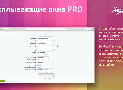 Спливаючі вікна PRO (skyweb24.popuppro) - рішення на Бітрікс