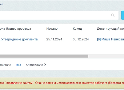 Заступники у бізнес-процесах (bestrank.delegatetasks) - рішення на Бітрікс