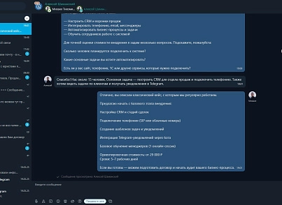 Розширення для відкритих ліній (hyperx.messager) - рішення на Бітрікс