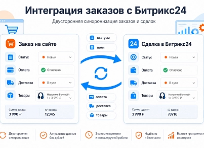 Гибкая интеграция заказов с Битрикс24 (sproduction.integration) - рішення на Бітрікс