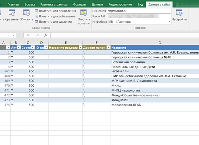 Експорт\імпорт даних через MS Excel (alx.xlswebapi) - рішення на Бітрікс