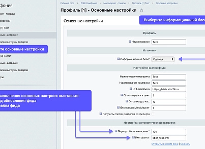 WBS24: Интеграция с МегаМаркет - фид обновления товара и цен, остатки по API 2.0 (wbs24.sbermmprodapi) - рішення на Бітрікс