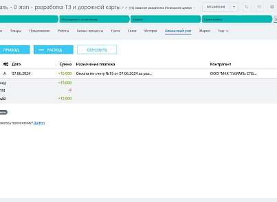 Фінансовий облік (vjweb.finance) - рішення на Бітрікс