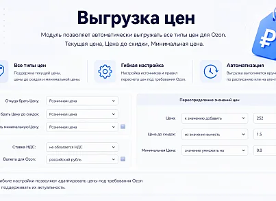 Интеграция с OZON (guryev.ozon) - рішення на Бітрікс