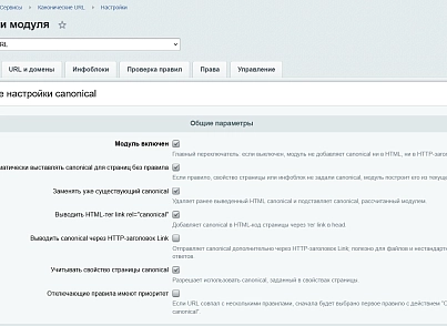 Канонические URL (kommutator.canonical) - рішення на Бітрікс