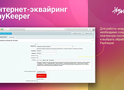 Інтернет-еквайринг PayKeeper (skyweb24.paykeeper) - рішення на Бітрікс