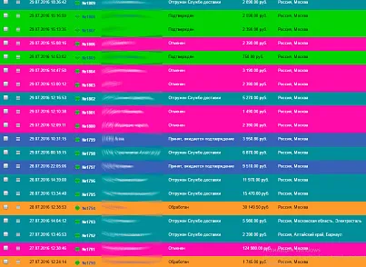 Цветные статусы заказов (psk.colorstatus) - рішення на Бітрікс