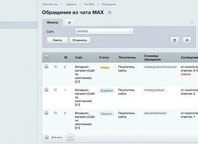 Онлайн-консультант через мессенджер MAX (elcore.maxchat) - рішення на Бітрікс