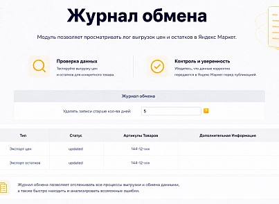 Интеграция с Яндекс Маркет (guryev.ym) - рішення на Бітрікс