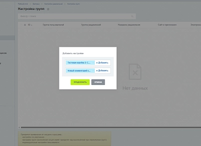 Налаштування повідомлень (bestrank.notifyconfig) - рішення на Бітрікс