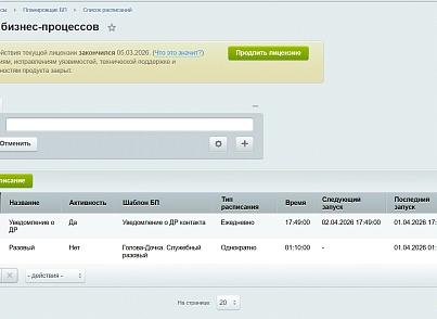 Планировщик бизнес-процессов (isib.bpscheduler) - рішення на Бітрікс
