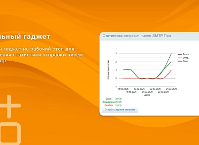 ВебПростор: Отправка почты через SMTP Про (webprostor.smtppro) - рішення на Бітрікс