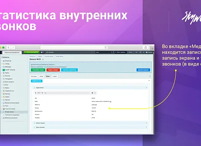 Статистика внутренних звонков (skyweb24.internalcallstat) - рішення на Бітрікс