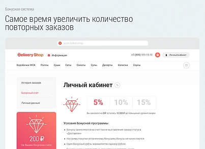Delivery Shop. Доставка суші. (bd.deliverysushi) - рішення на Бітрікс
