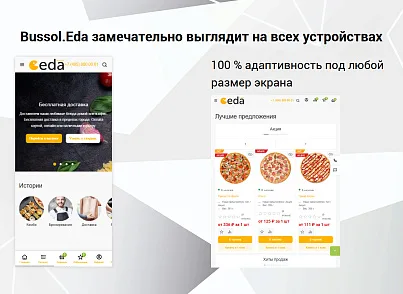 Bussol: Еда - интернет-магазин кафе и ресторанов быстрого питания (bussol.eda) - решение для Битрикс