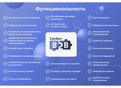 Сотбит: B2B кабинет Plus (sotbit.b2bplus) - рішення на Бітрікс