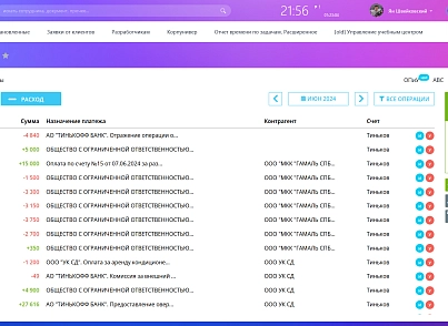 Фінансовий облік (vjweb.finance) - рішення на Бітрікс